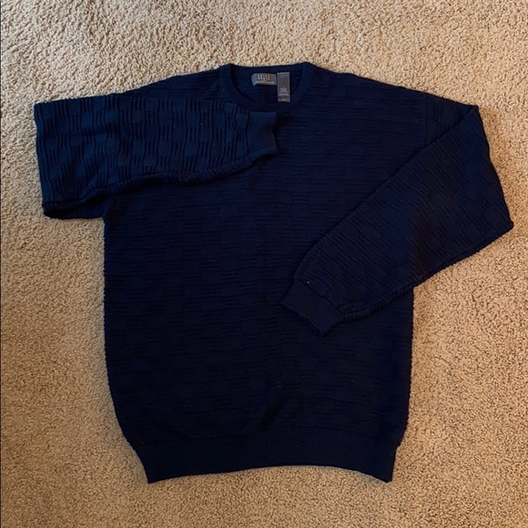 A27 Liz Claiborne navy sweater - Picture 1 of 3